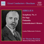 Buy Sibelius: Symphony No 4, En Saga, Finlandia, Lemminkainen's Return