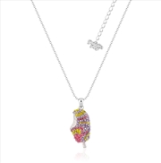 Buy Rainbow Paddle Pop Crystal Necklace - Silver