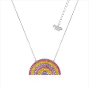 Buy Streets Rainbow Paddle Pop Crystal Necklace - Silver