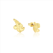 Buy Disney Fantasia Sorcerer's Apprentice Mickey Mix-Match Stud Earrings - Gold