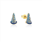 Buy Disney Fantasia Sorcerer's Hat Stud Earrings - Gold