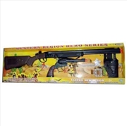 Buy Battery Operated Cowboy Rifle & Pistol Set