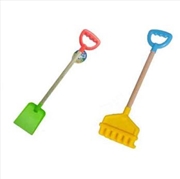 Buy Beach Wooden Shovel & Rake assorted (Sent At Random)