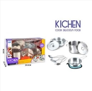 Buy Kitchen Cook 9pc Stainless Steel Set