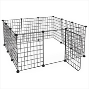 Buy Floofi Small Pet Playpen (Black) FI-PP-103-JY