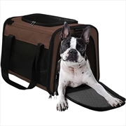 Buy Floofi Portable Pet Carrier-M Size (Brown) FI-PC-135-FCQ