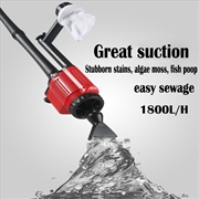 Buy Aquarium Electric Siphon Pump Vacuum Cleaner Fish Tank Clean Water Change Gravel