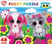 Buy Beanie Boo Garden Buddies Fuzzy Puzzle 48pc