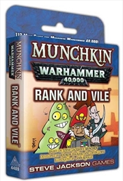 Buy Munchkin Warhammer 40000 Rank and Vile