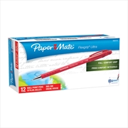 Buy Paper Mate Flex Grip Ball Pen 1.0mm Red Box of 12