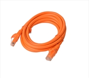 Buy 8WARE Cat6a UTP Ethernet Cable 2m Snagless Orange