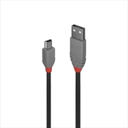 Buy Lindy 1m USB2 A-Mini-B, Anthra Line