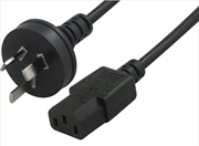 Buy ASTROTEK AU Power Cable 2m - Male Wall 240v PC to Power Socket 3pin to IEC 320-C13