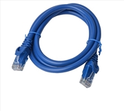 Buy 8WARE Cat6a UTP Ethernet Cable 1m Snagless Blue