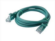 Buy 8WARE Cat6a UTP Ethernet Cable 1m Snagless Green