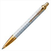 Buy Parker IM Premium Ballpoint Pen Pearl with Gold Trim