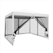 Buy Instahut Marquee 3 x 3 Pop Up Gazebo - White