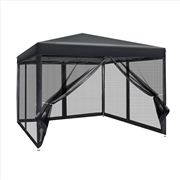 Buy Instahut Marquee 3 x 3 Pop Up Gazebo - Black