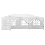 Buy Instahut White Outdoor Gazebo Marquee Wedding Party Camping Tent - 3 x 6m