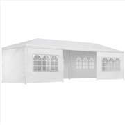 Buy Instahut 8 Panel White Outdoor Marquee Gazebo - 3 x 9metre