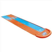 Buy Bestway 4.88m Double Lane Inflatable Water Slip Slide - Orange/Blue