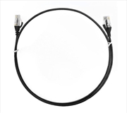 Buy 8ware CAT6 Ultra Thin Slim Cable 0.25m/25cm - Black