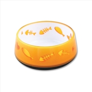 Buy 300ml Cat Bowl Orange Love