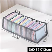 Buy 2pcs 7 Grids Mesh Foldable Clothes Storage 