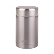 Buy Oasis Stainless Steel Vacuum Insulated Food Flask 450ml - Silver