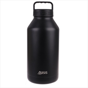 Buy Oasis Stainless Steel Double Wall Insulated Drink Bottle Black 1.9 Titan