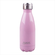 Buy Oasis Stainless Steel Double Wall Insulated Drink Bottle 350Ml - Powder Pink 8878PP