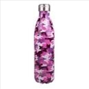 Buy Oasis Stainless Steeal Double Wall Insulated Drink Bottle 750ml - Camo Pink 8883CP