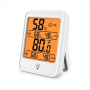 Buy GOMINIMO Thermo Hygrometer No Backlight White