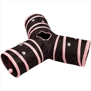 Buy Floofi 4 Holes Cat Tunnel (Pink)