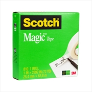 Buy SCOTCH Magic Tape 810 25.4mm Box of d