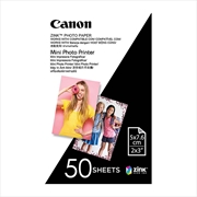 Buy Canon Zink Mini Photo Printer Paper for Canon Inspic 50 Sheets 2 X 3 Inches