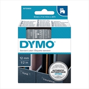 Buy DYMO White on Clear 12mmx7m Tape