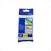 Buy BROTHER TZeM951 Labelling Tape 24mm Black on Silver MATTE TZE Tape