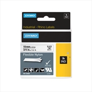 Buy DYMO Rhino Ny Label 19mm Black/White