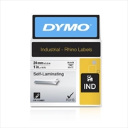 Buy DYMO Rhino 24mm White Vinyl