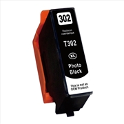 Buy Photo Black Compatible Inkjet Cartridge Replacement for 302XL Photo Black