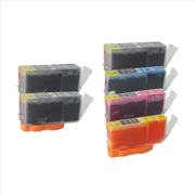 Buy PGI-525 Compatible Inkjet Set 6 Cartridges [Boxed Set]