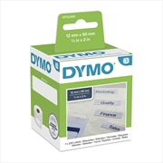 Buy DYMO LW File Label 12mm x 50mm