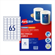 Buy AVERY LIP Label L7651REV 65Up Pack of 25