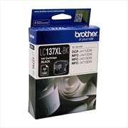 Buy Brother LC-137XLBK Black Ink Cartridge - DCP-J4110DW/MFC-J4410DW/J4510DW/J4710DW - up to 1200 pages