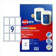 Buy AVERY Label Rct L7108REV 9Up Pack of 10