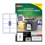 Buy AVERY Label Outdoor L7914 8Up Pack of 10