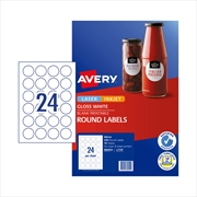 Buy AVERY Label Gls Rd L7147 40mm Pack of 240