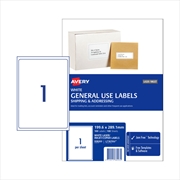 Buy AVERY Gen Label L7167GU1Up Bx100