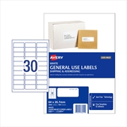 Buy AVERY Gen Label L7158GU 30Up Bx100